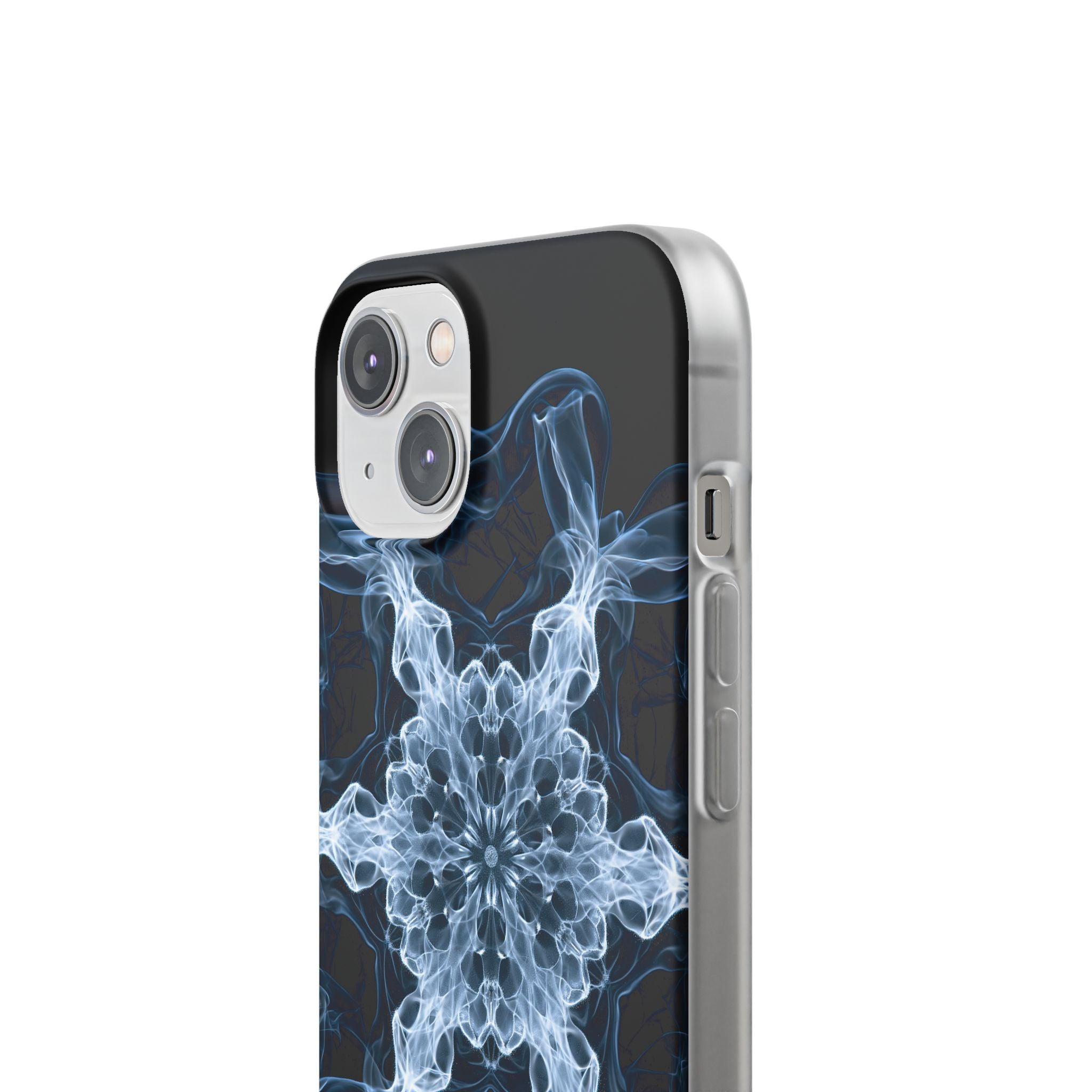 Blue Lite Phone Case for iPhone - Glacial Smoke Crown