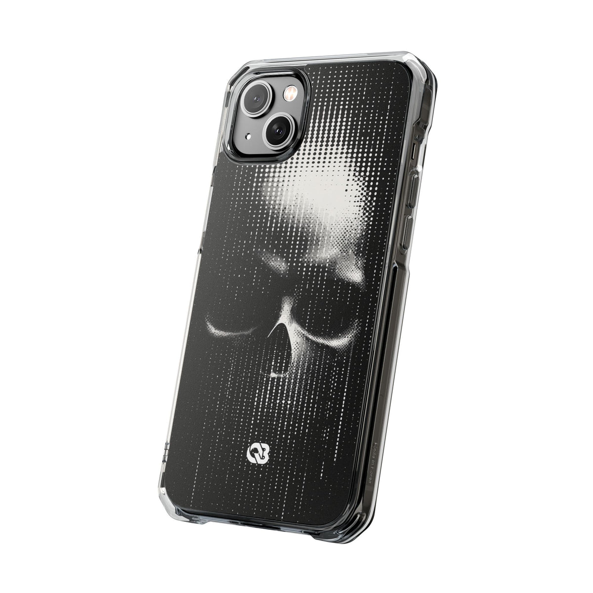 Raster Phantom · Clear Impact Magnetic Phone Case for iPhone ·  Black