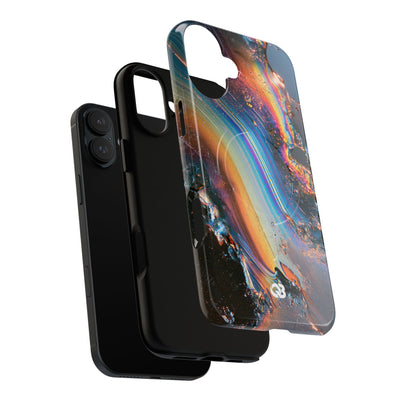 Prismatic Aura Flow · Tough 2.0 Magnetic Phone Case for iPhone · Blue