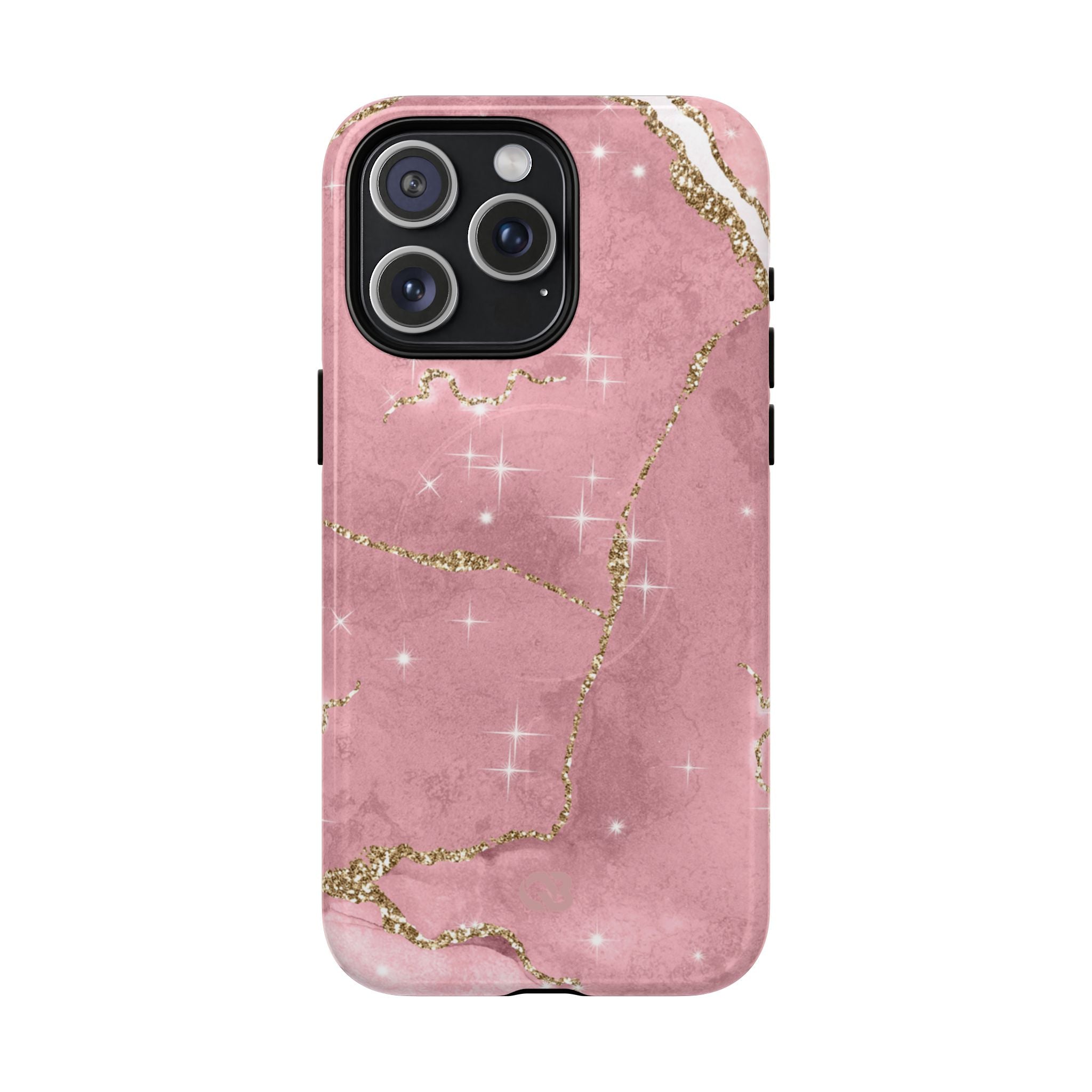 Rose Sparkle Marble · Tough+ Coque de téléphone pour iPhone · Magsafe