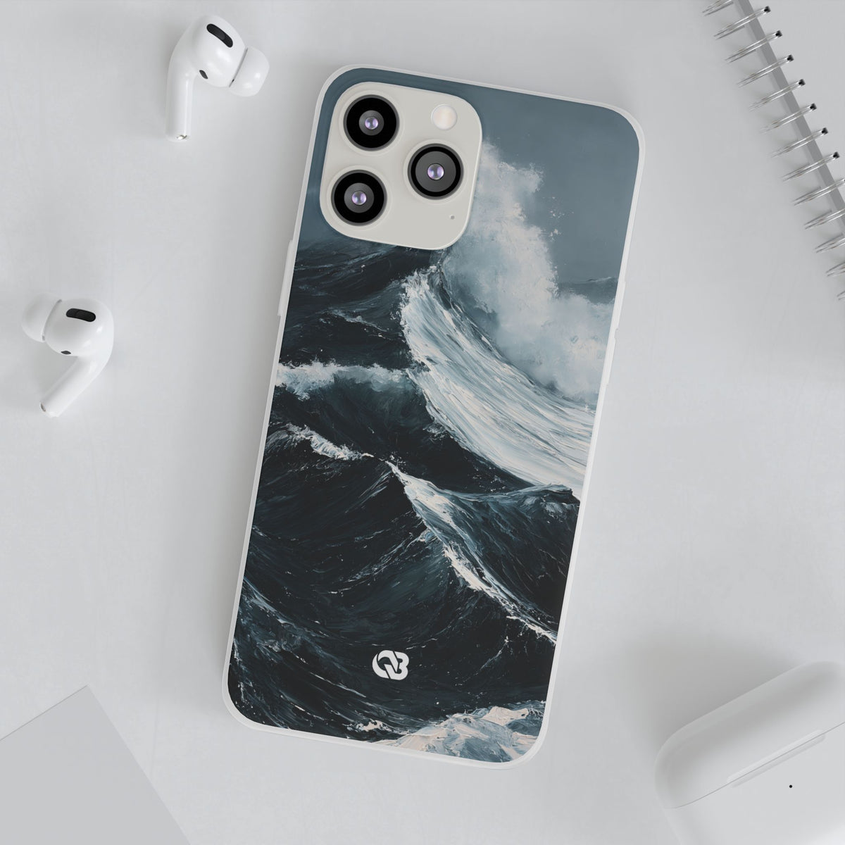 Nordic Swell · Lite Phone Case for iPhone ·  Blue