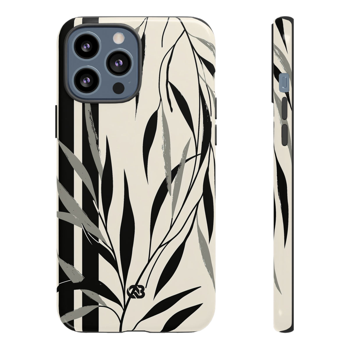 Linear Willow Study · Tough Phone Case for iPhone · Beige