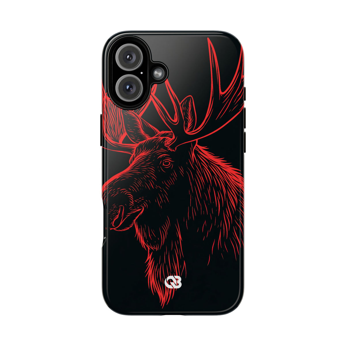 Nordic Elk · Tough Phone Case for iPhone · Black