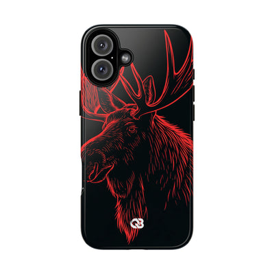 Nordic Elk · Tough Phone Case for iPhone · Black