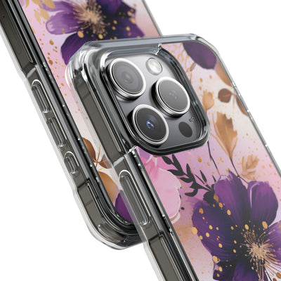 Gilded Violet Bloom · Impact Custodia per iPhone · Magsafe