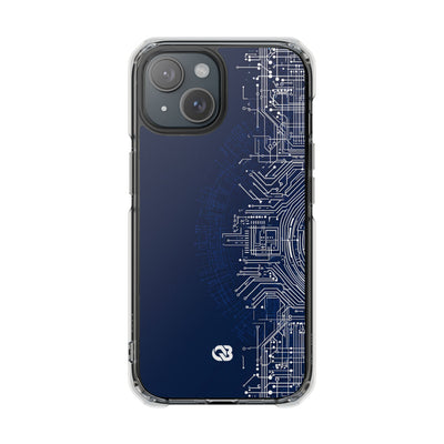 Blue Impact MagSafe Phone Case for iPhone - Cobalt Circuit Logic
