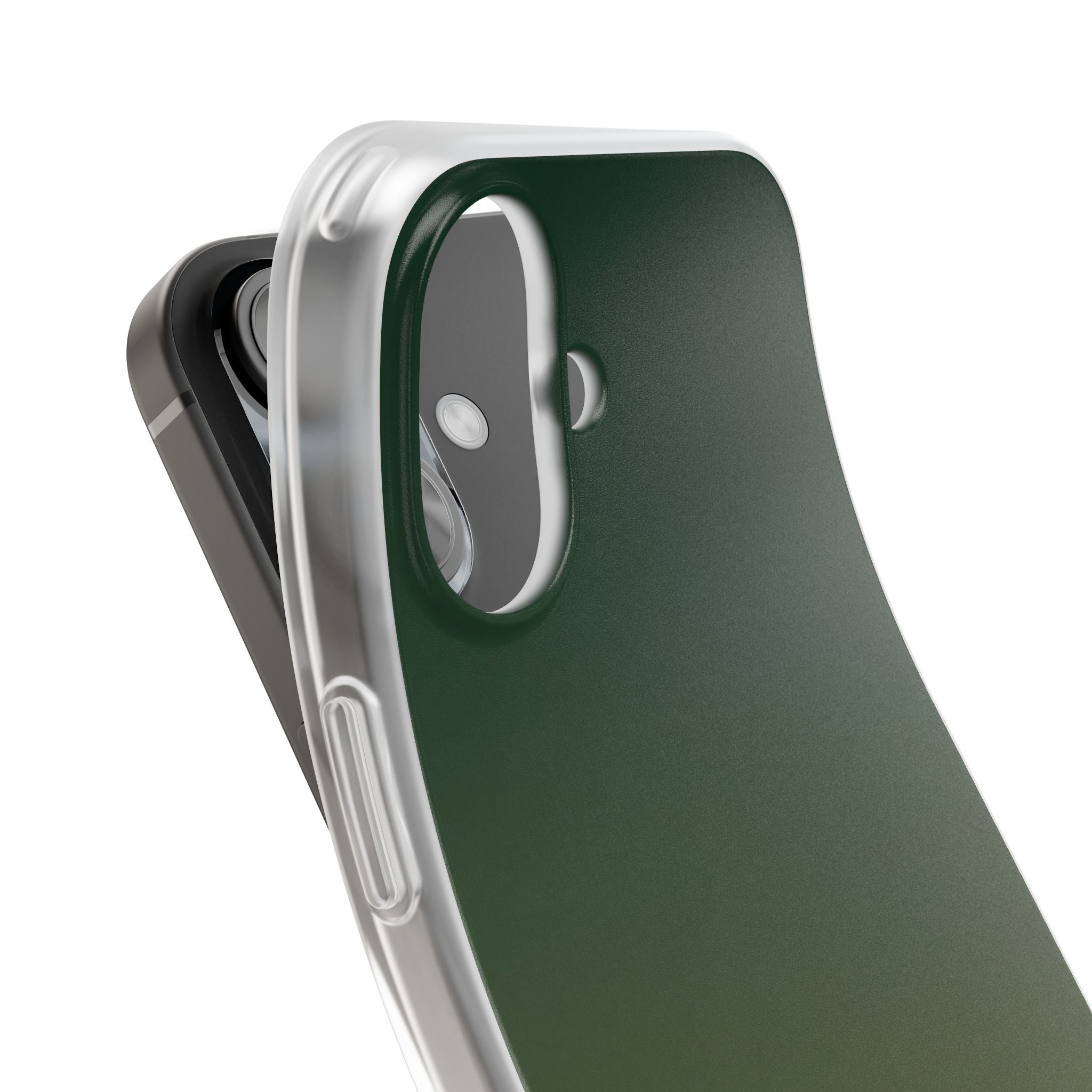 Green Lite Phone Case for iPhone - Shadow Moss Grain