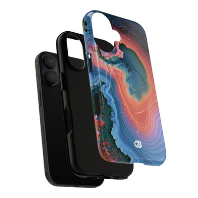 Luminous Resonance · Tough 2.0 Magnetic Phone Case for iPhone · Blue