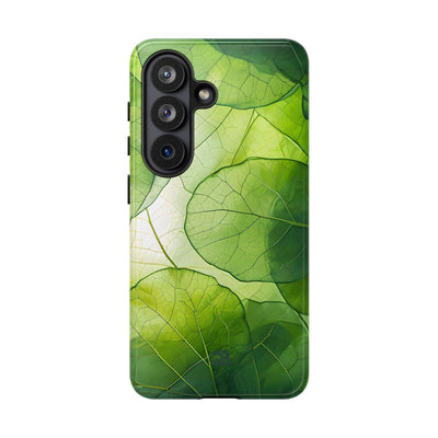 Emerald Leaf Veins · Tough Phone Case for Samsung