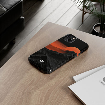 Solar Ridge Mesh · Tough Phone Case for iPhone · Black