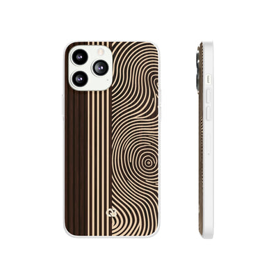 Timber Ring Contour · Lite Phone Case for iPhone ·  Brown
