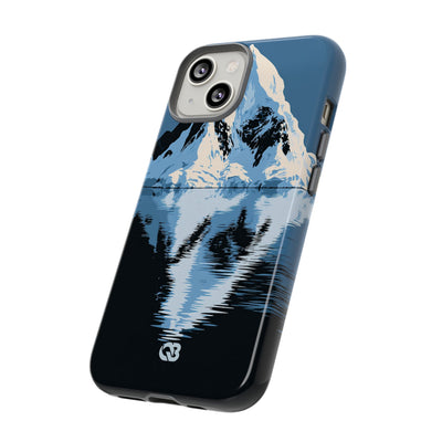 Blue Tough Phone Case for iPhone - Arctic Summit Mirror