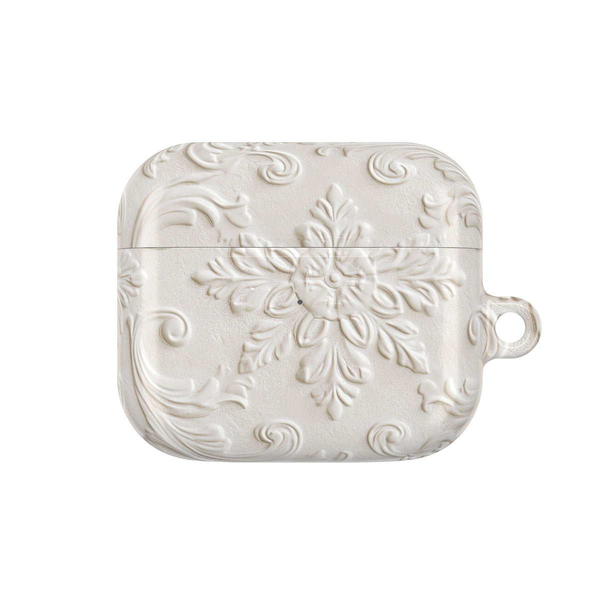 Sculpted Acanthus Relief · Hard Case for AirPods & AirPods Pro · White