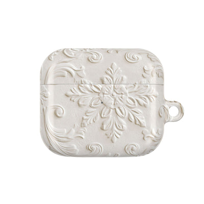 Sculpted Acanthus Relief · Hard Case for AirPods & AirPods Pro · White