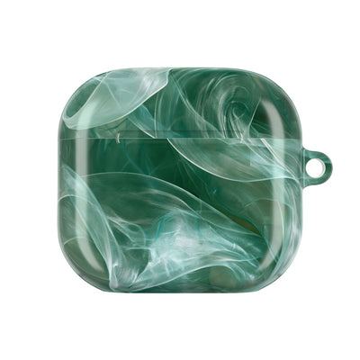 Translucent Aqua Flow · Hard Case for AirPods & AirPods Pro · Teal