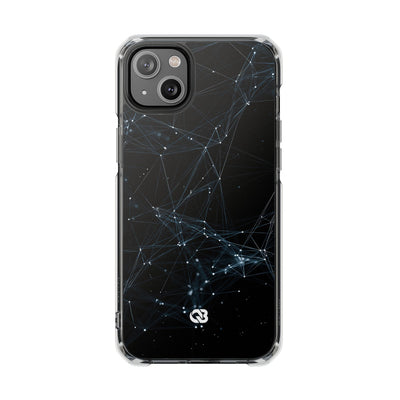 Black Impact MagSafe Phone Case for iPhone - Arctic Neural Mesh