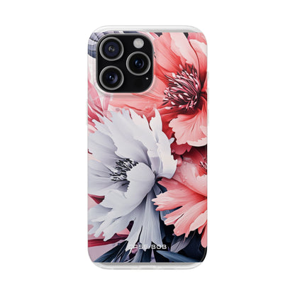Coral Bloom iPhone 15 Pro Max Case - Soft