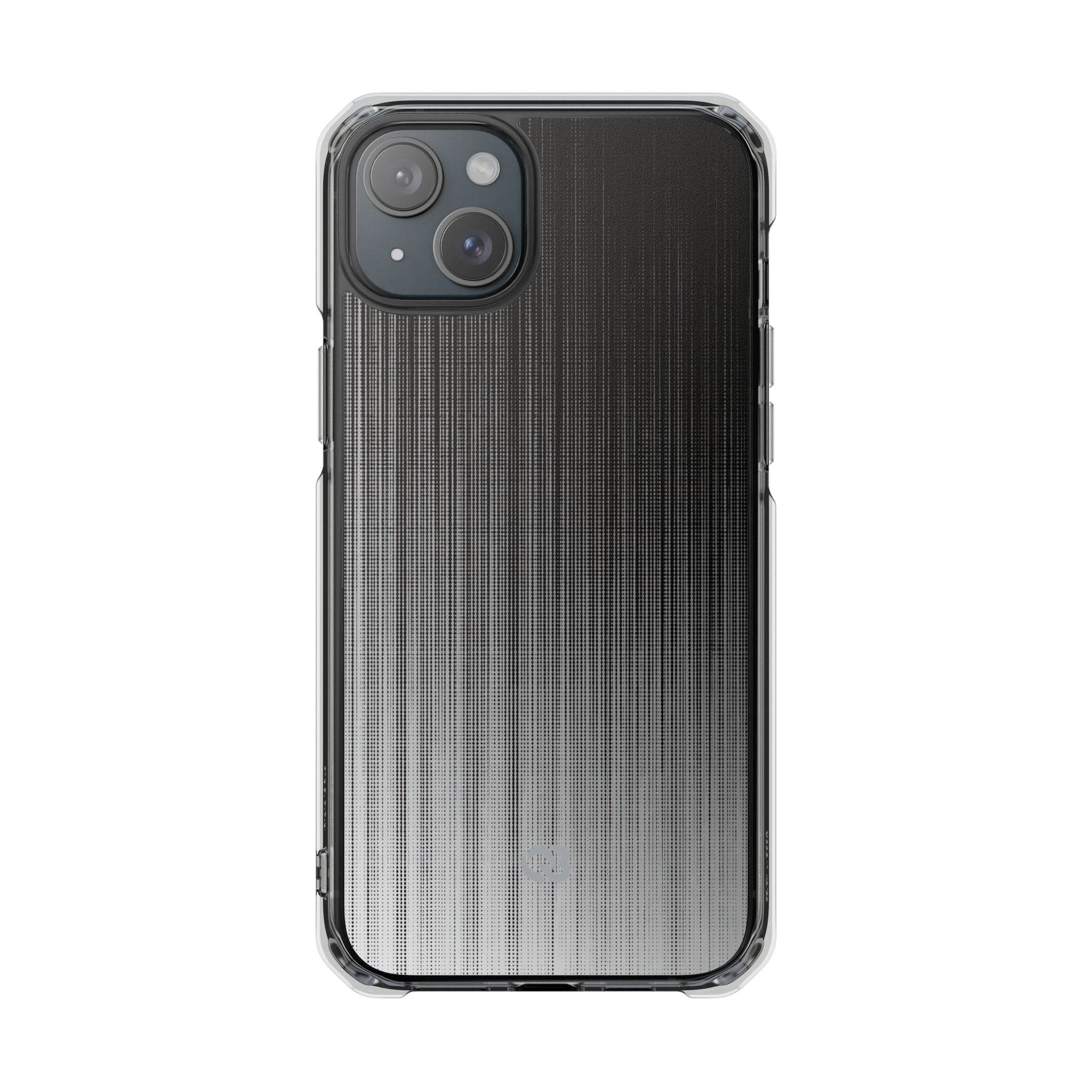 Grey Impact MagSafe Phone Case for iPhone - Static Vertical Dither