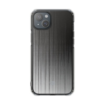 Grey Impact MagSafe Phone Case for iPhone - Static Vertical Dither