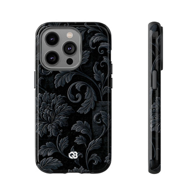 Obsidian Damask · Tough Phone Case for iPhone · Black