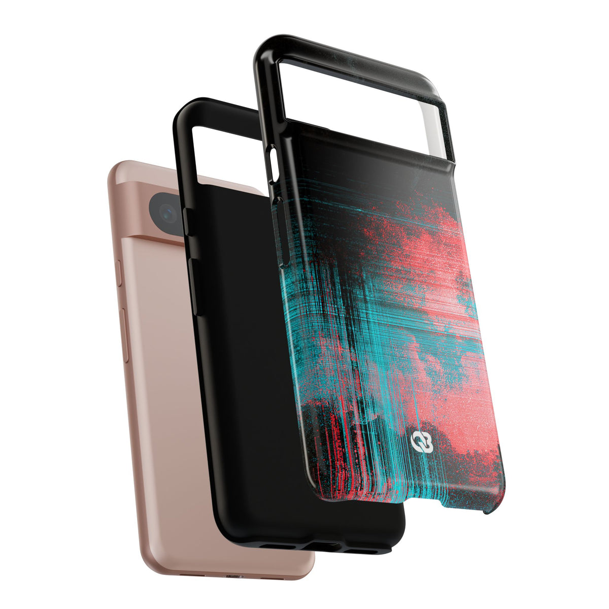 Digital Signal Drift · Tough Phone Case for Pixel ·  Black