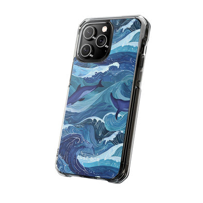 Dolphin Waves iPhone 14 Pro Max Case - Impact