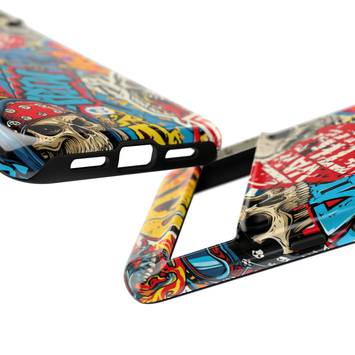 Skate Skull Riot · Tough Phone Case for Pixel ·  Red