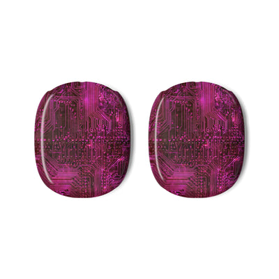 Magenta Circuit Trace · Hard Case for AirPods Max · Pink