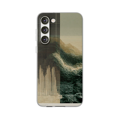 Beige Lite Phone Case for Samsung - Veridian Data Ridge