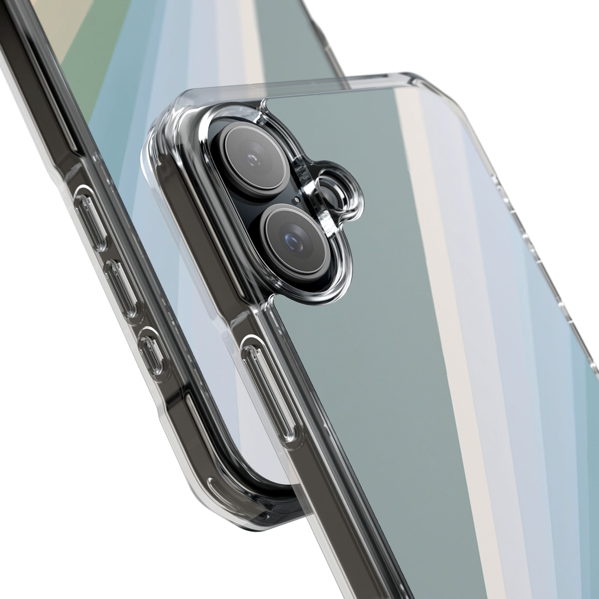 Green Impact MagSafe Phone Case for iPhone - Sage Prism Beam