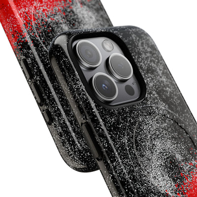 Crimson Noir Drip · Tough 2.0 Magnetic Phone Case for iPhone · Black