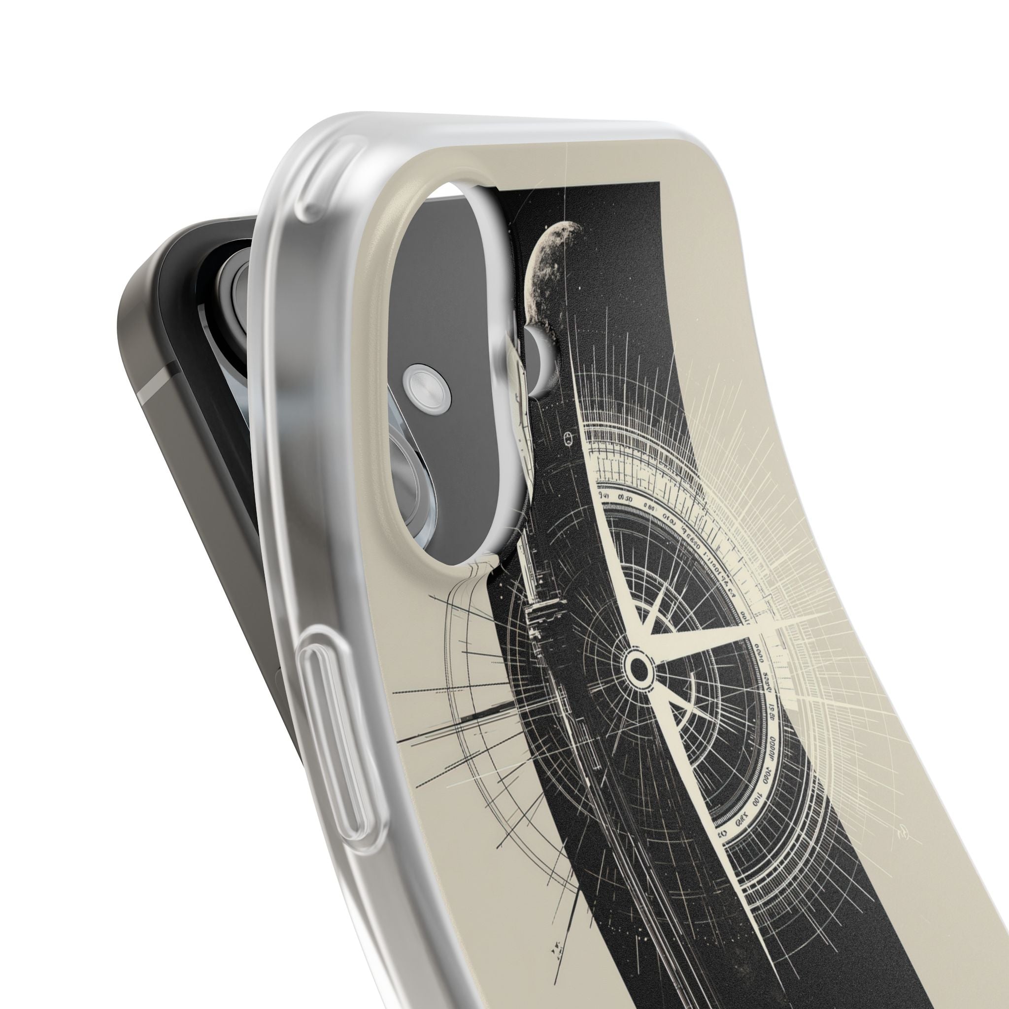 Beige Lite Phone Case for iPhone - Zenith Vector Spire
