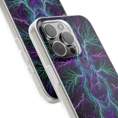 Electric Plasma Arbor · Lite Phone Case for iPhone ·  Purple