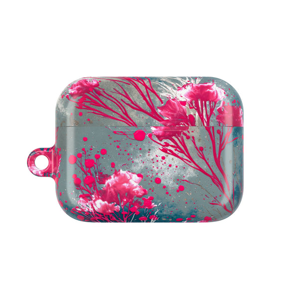 Cyber Blossom · Hard Case for AirPods & AirPods Pro · Teal