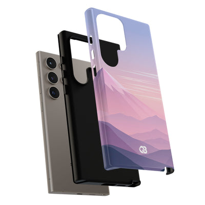 Purple Tough Phone Case for Samsung - Lavender Alpine Dawn