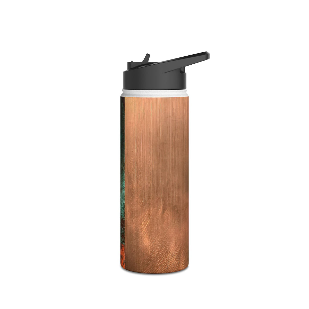 Oxidized Copper Patina · Insulated Water Bottle · Green