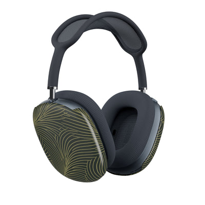 Midnight Palm Frond · Hard Case for AirPods Max · Green