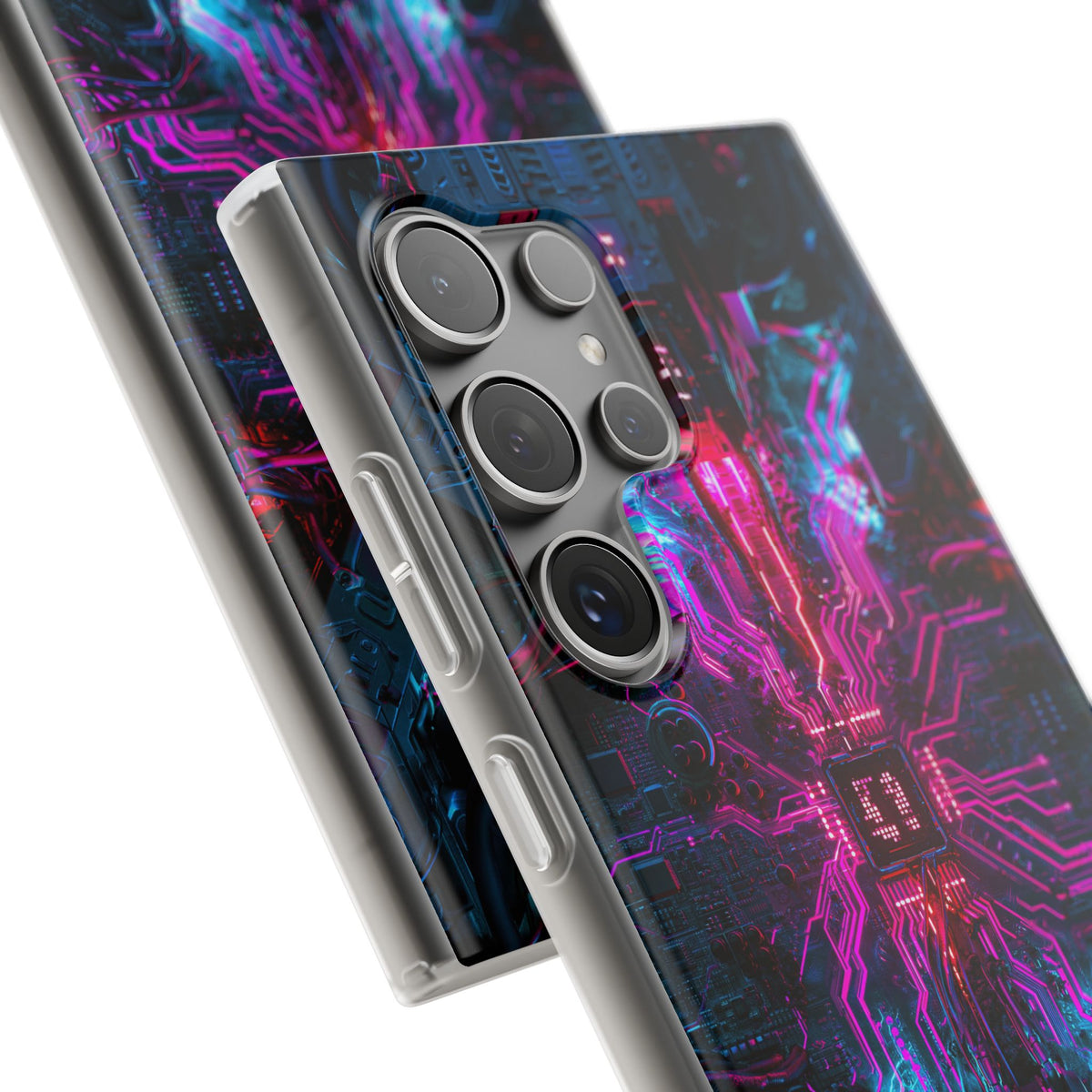 Neural Circuit Core · Lite Phone Case for Samsung · Black