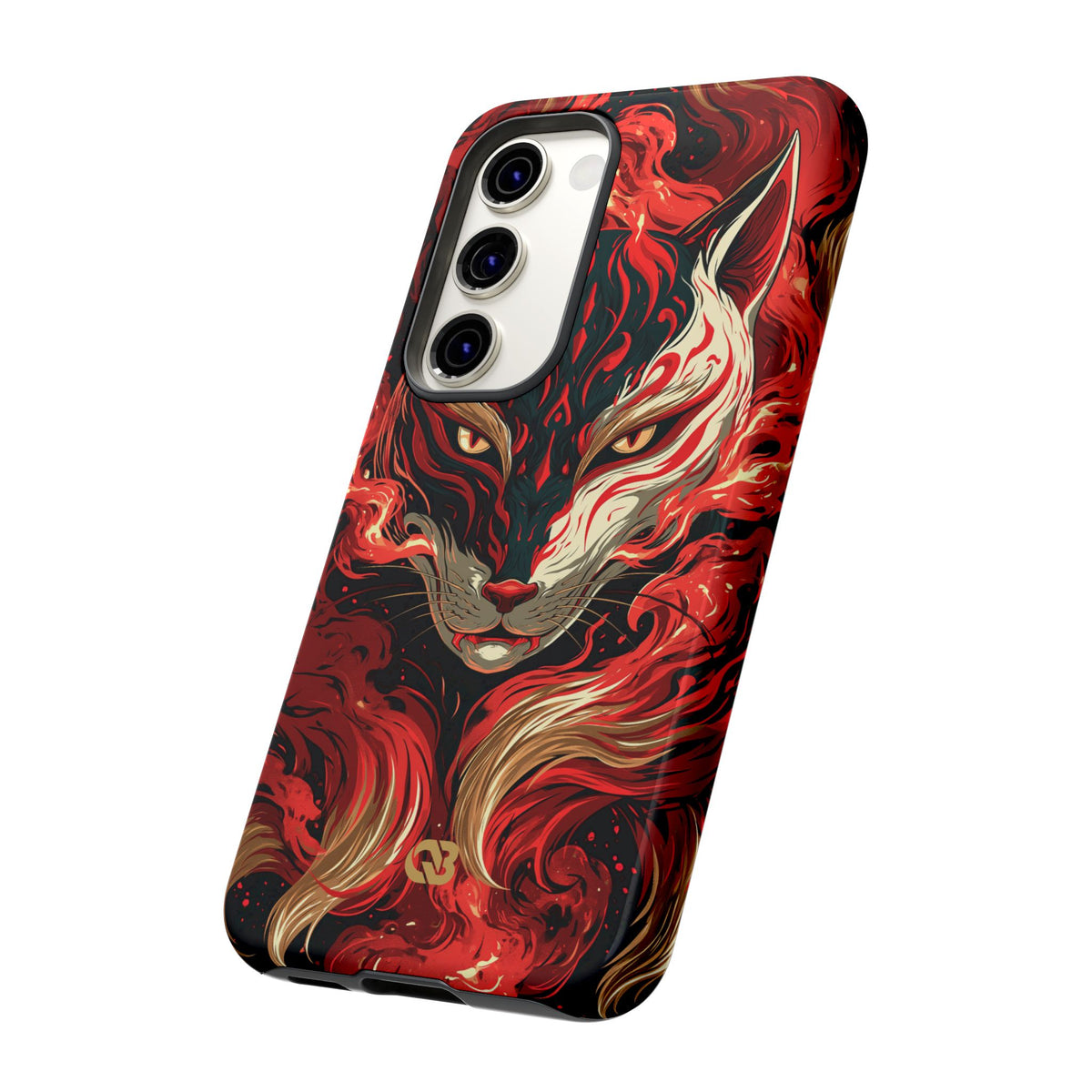 Crimson Kitsune Spirit · Tough Phone Case for Samsung · Red