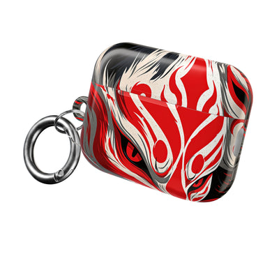 Crimson Kitsune Spirit · Hard Case for AirPods & AirPods Pro · Red