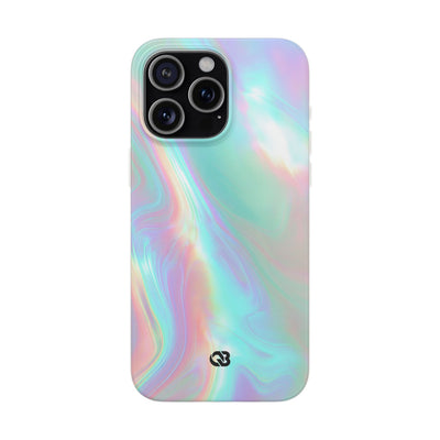 Prismatic Liquid Light · Lite Phone Case for iPhone ·  Teal