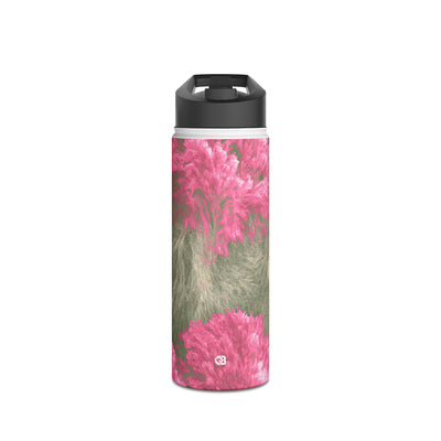 Digital Blossom · Insulated Water Bottle · Pink