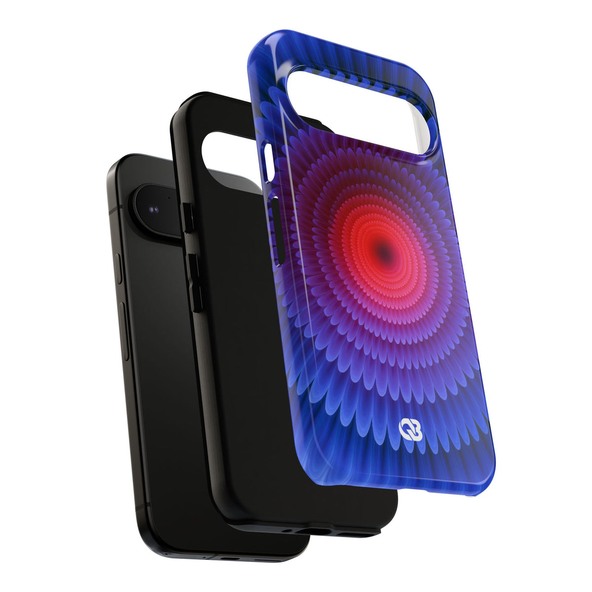 Radial Spectrum Bloom · Tough Phone Case for Pixel ·  Blue