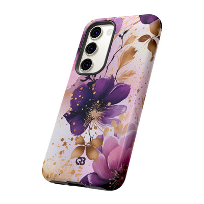 Gilded Violet Bloom · Tough Phone Case for Samsung