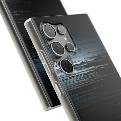 Black Lite Phone Case for Samsung - Frozen Signal Glitch