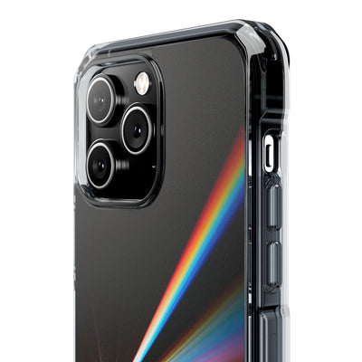 Spectral Refraction · Clear Impact Magnetic Phone Case for iPhone · Black