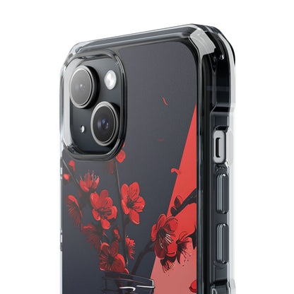 Cherry Blossom Contrast iPhone 15 Case - Impact