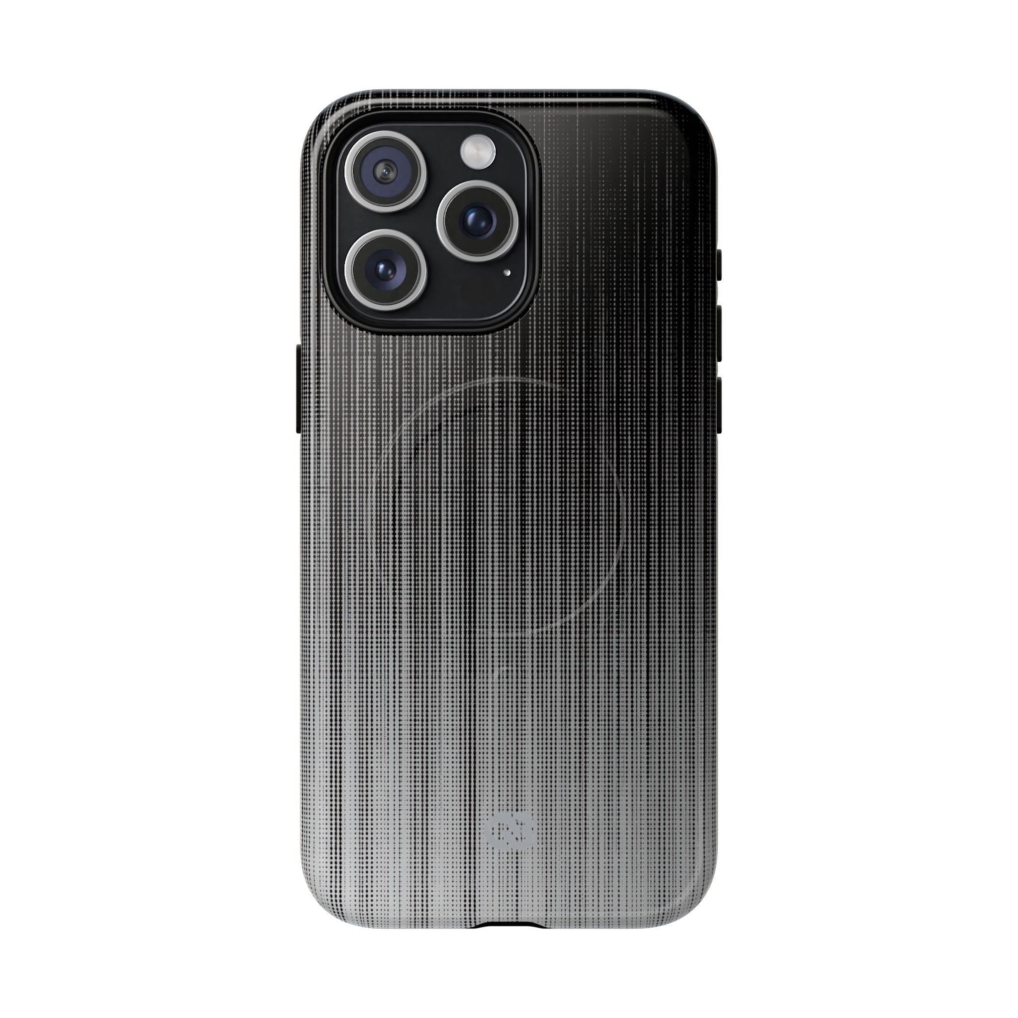 Grey Tough 2.0 Magsafe Phone Case for iPhone - Static Vertical Dither