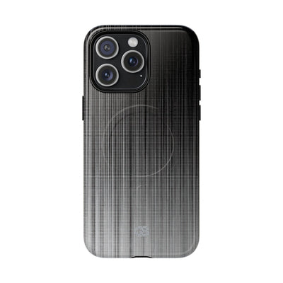 Grey Tough 2.0 Magsafe Phone Case for iPhone - Static Vertical Dither