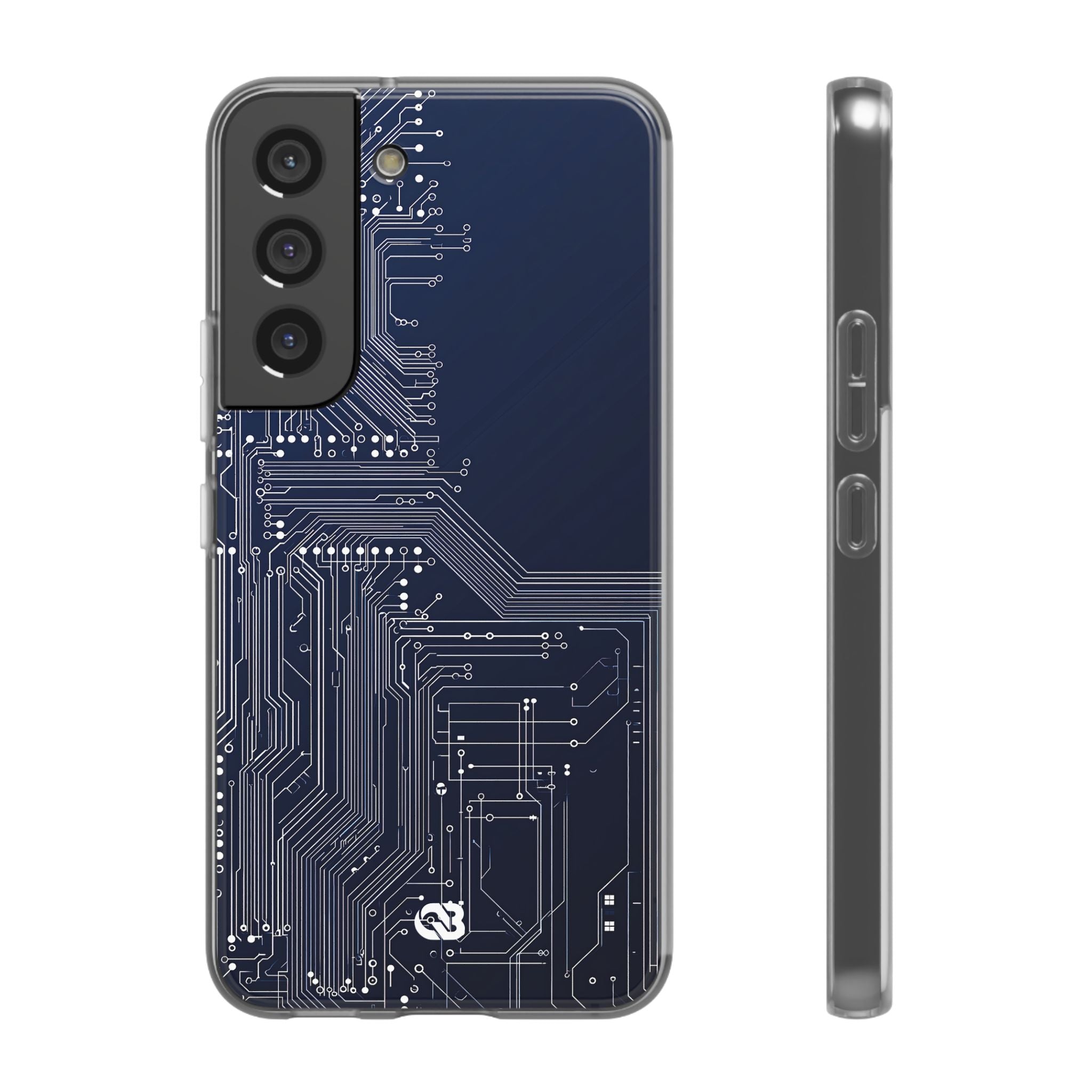 Blue Lite Phone Case for Samsung - Cobalt Data Stream